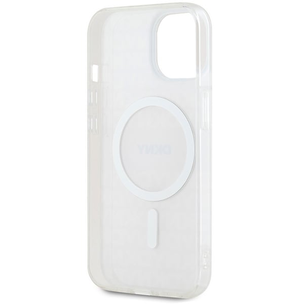 DKNY IML Mono & Stripe MagSafe-etui til iPhone 15 / 14 / 13 - pink