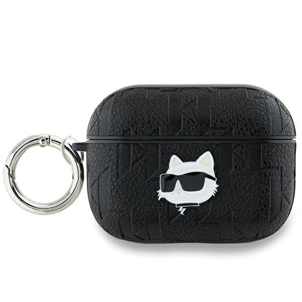 Karl Lagerfeld Monogram Choupette Huvudfodral för AirPods Pro 2 - svart