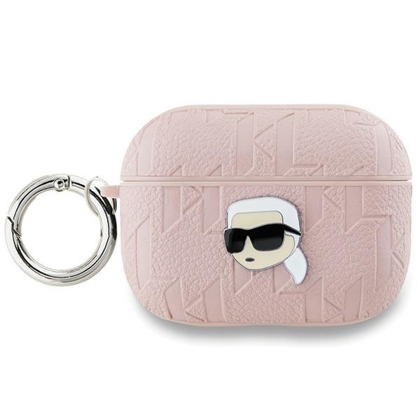 Karl Lagerfeld Monogram Karl Head fodral för AirPods Pro 2 - rosa