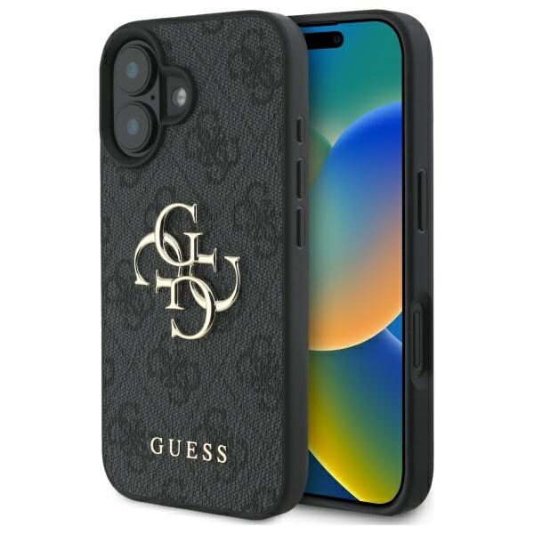 Guess 4G Big Logo iPhone 16 Plus Fodral - Svart