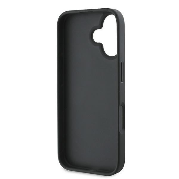 Guess 4G-etui med bundstribe til iPhone 16 Plus 6,7" - Grå