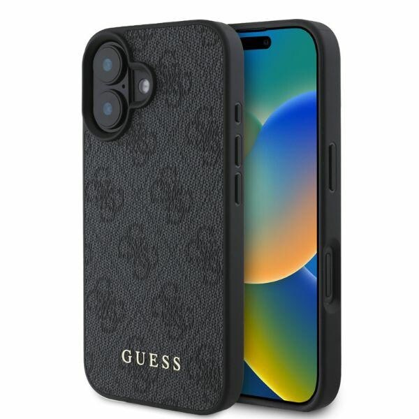 Guess 4G Classic iPhone 16 Fodral - Svart