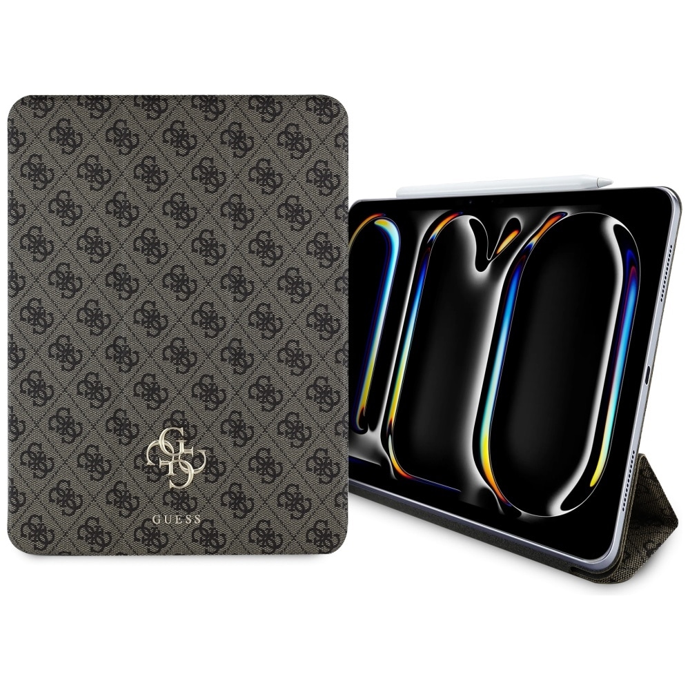 Guess GUFC13PM24PS4SGW iPad Pro 13" 2024 brun Magnetisk 4G Big Logo