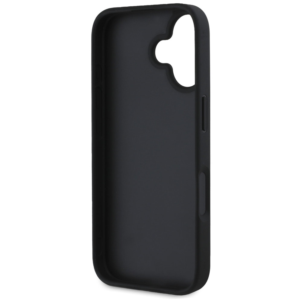 Guess Grained Big 4G Logo Small Classic Logotaske til iPhone 16 - sort