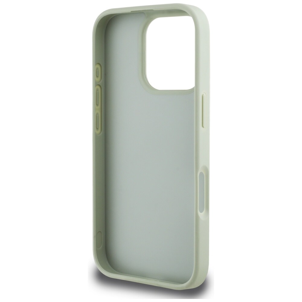 Guess Grained Big 4G Logo Small Classic Logotaske til iPhone 16 Pro Max - grøn