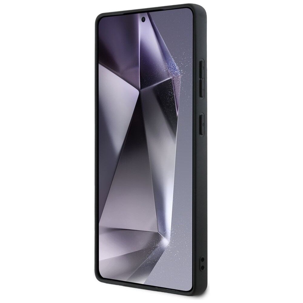BMW Læderetui med stort ordmærke til Samsung Galaxy S25 Ultra - Sort