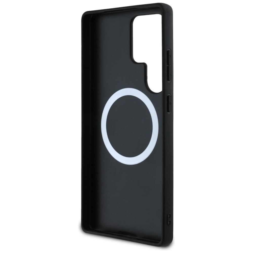 BMW MagSafe-etui i kulstoflæder til Samsung Galaxy S25 Ultra - Sort