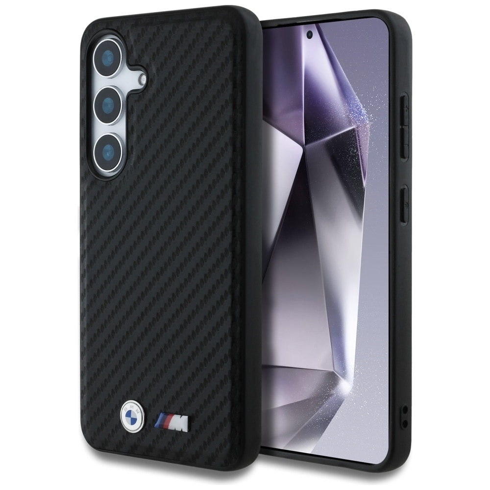 BMW MagSafe-fodral i läder för Samsung Galaxy S25 - Svart