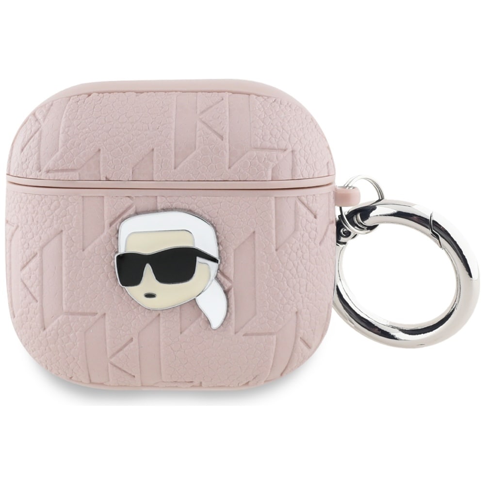 Karl Lagerfeld Monogram Karl Huvudfodral för AirPods 4 - Rosa