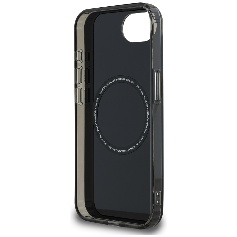 BMW IML Metal White Circle MagSafe iPhone 16e-etui - sort