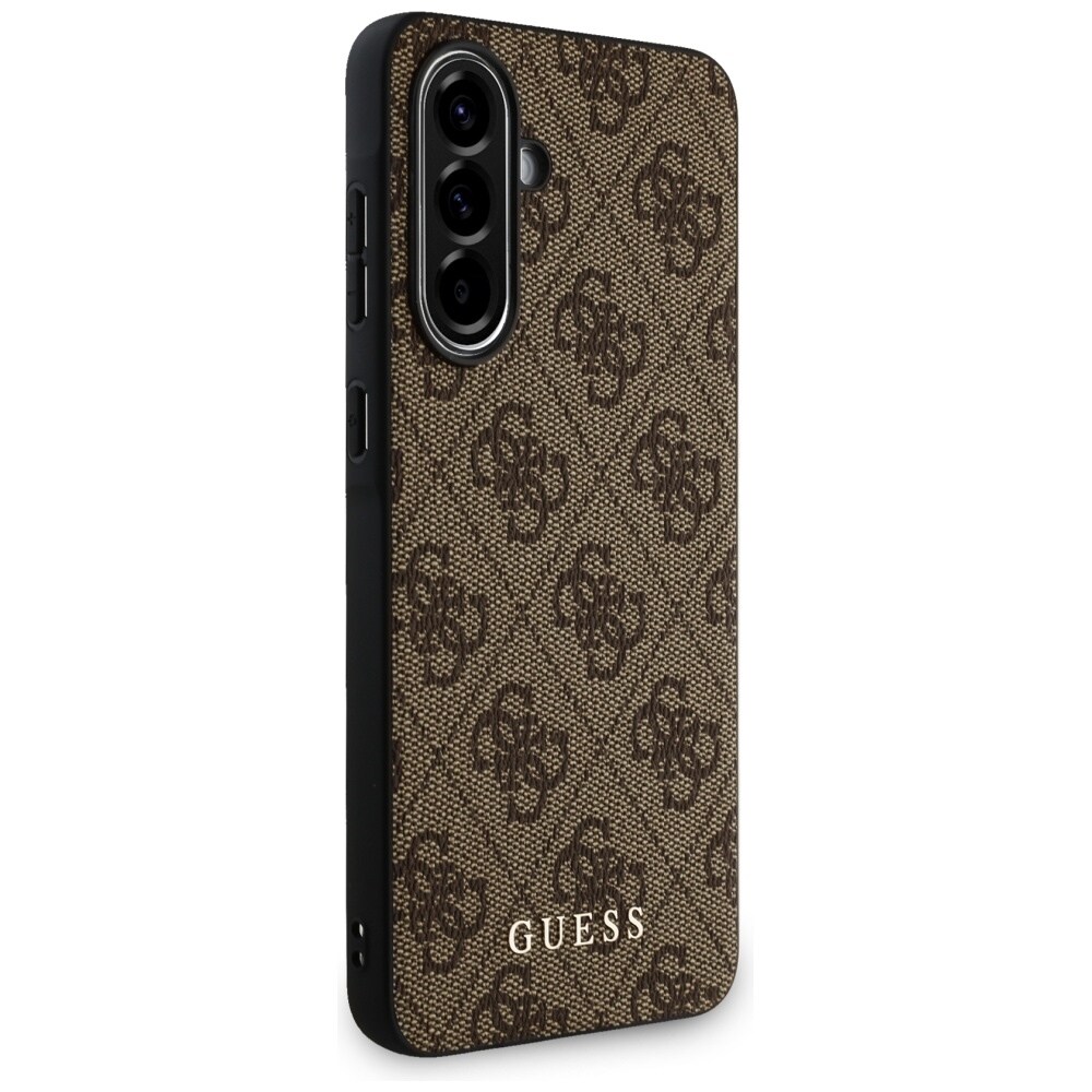 Guess 4G metal guld logo etui til Samsung Galaxy A36 - Brun