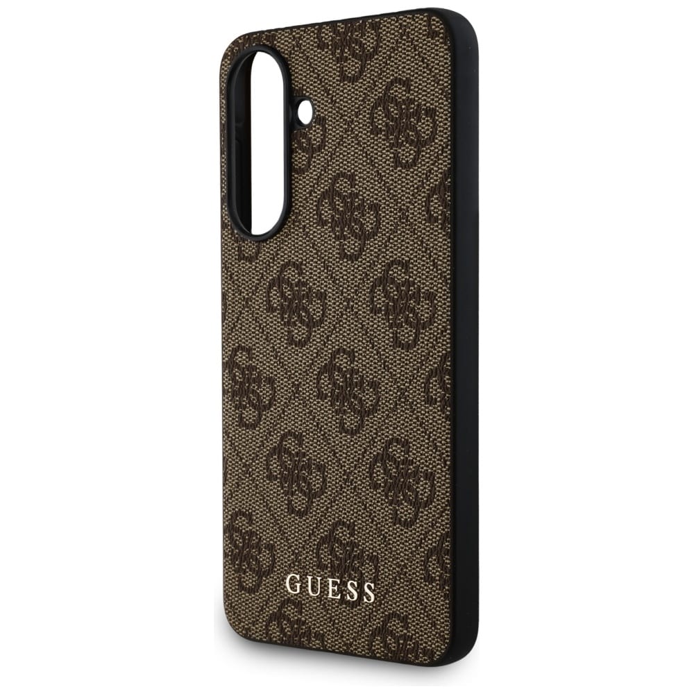 Guess 4G metal guld logo etui til Samsung Galaxy A36 - Brun