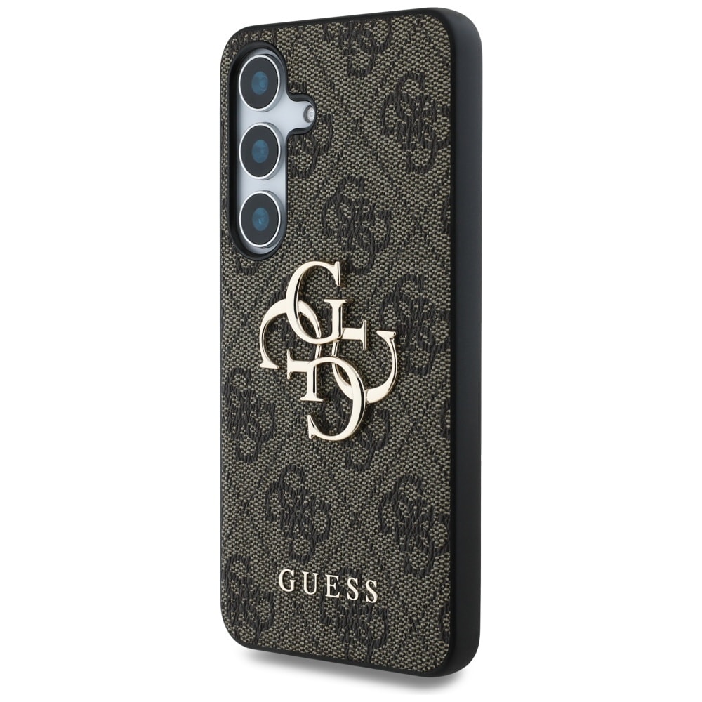 Guess Stort 4G-logo Classic Logotaske til Samsung Galaxy S25 Plus Brun