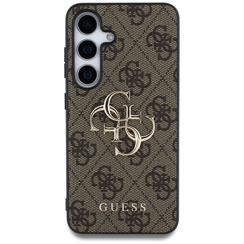 Guess Stort 4G-logo Classic Logotaske til Samsung Galaxy S25 Plus Brun