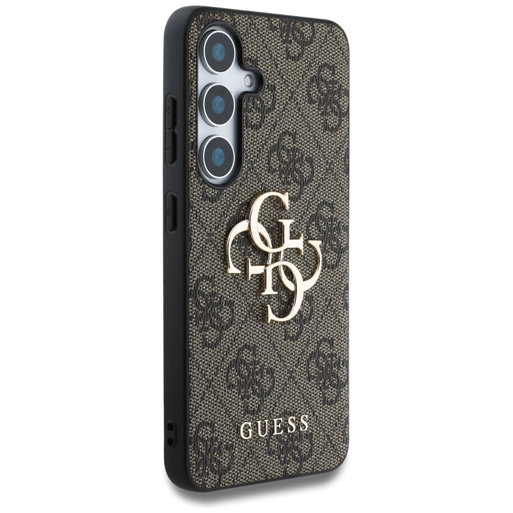 Guess Stort 4G-logo Classic Logotaske til Samsung Galaxy S25 Plus Brun
