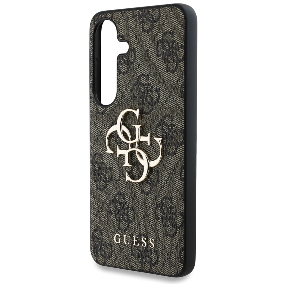 Guess Stort 4G-logo Classic Logotaske til Samsung Galaxy S25 Plus Brun