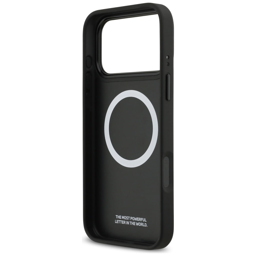 BMW M Tricolor Metal Logo MagSafe-etui til iPhone 17 Pro Max - grå
