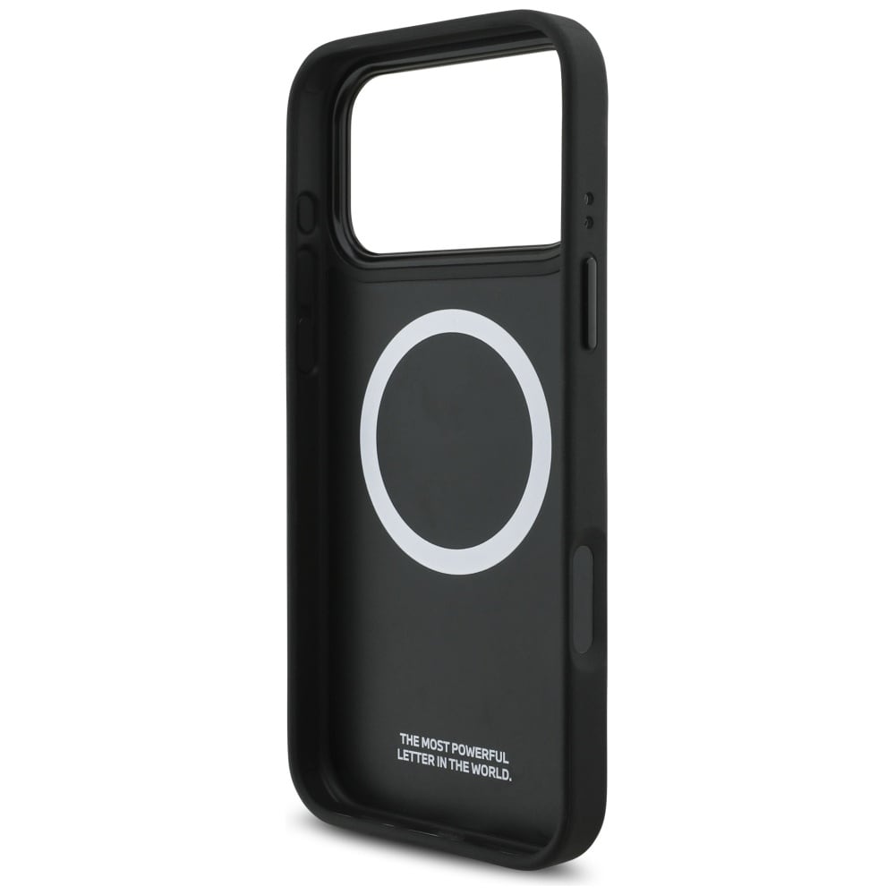 BMW M Quiltet logo MagSafe-etui til iPhone 17 Pro Max - Sort