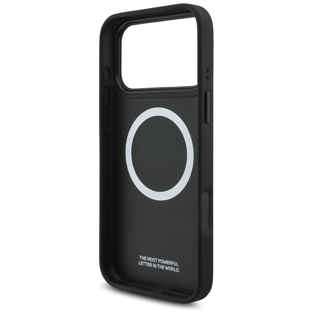 BMW M Perforeret stribe-logo MagSafe-etui til iPhone 17 Pro Max - Rød