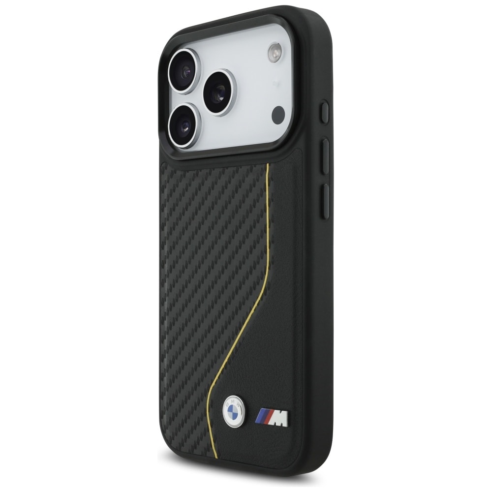 BMW M Carbon Line & Logo MagSafe-etui til iPhone 17 Pro - Gul