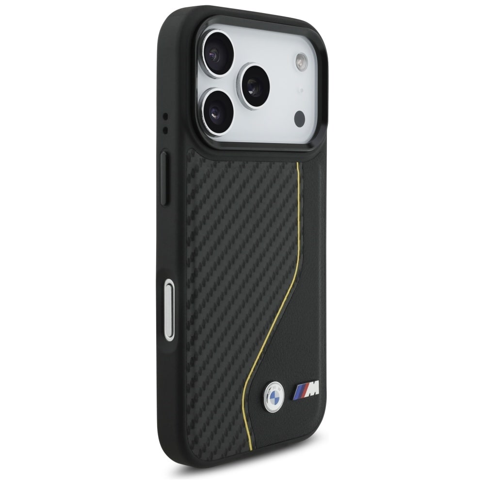 BMW M Carbon Line & Logo MagSafe-etui til iPhone 17 Pro - Gul
