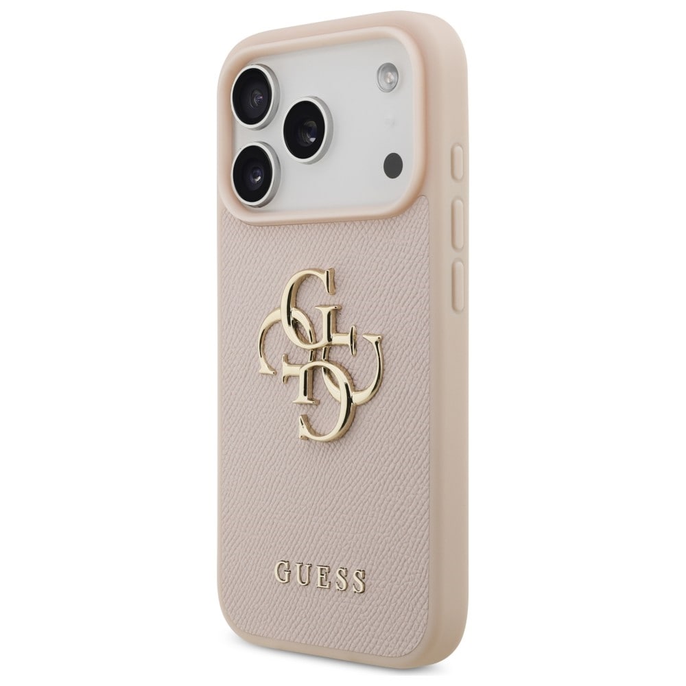 Guess Kornet Big 4G & Classic Logo iPhone 17 Pro-etui - Pink