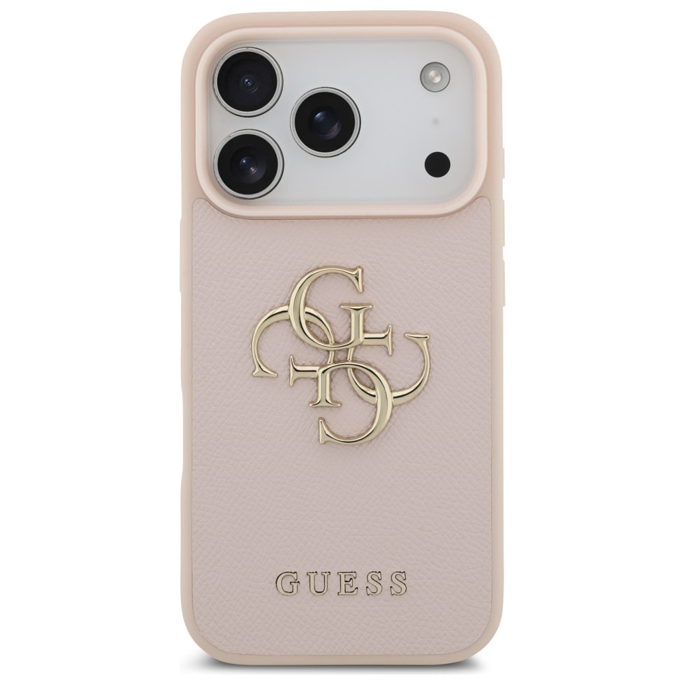 Guess Kornet Big 4G & Classic Logo iPhone 17 Pro-etui - Pink
