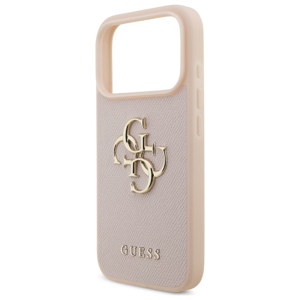 Guess Kornet Big 4G & Classic Logo iPhone 17 Pro-etui - Pink