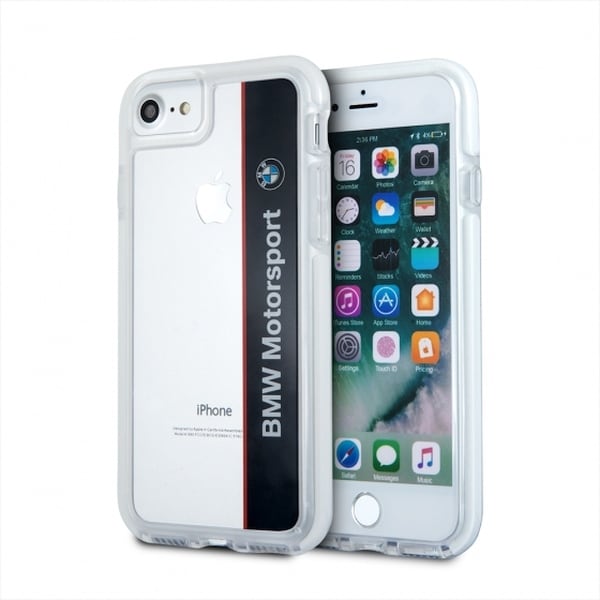 BMW Motorcase-fodral för iPhone 7 / 8 / SE 2020 / SE 2022 - Transparent svart