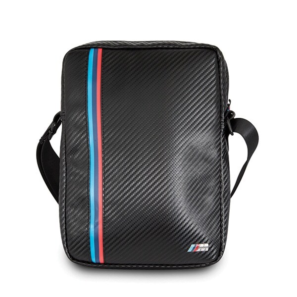BMW Carbon / Tricolor Stripe 8" väska för surfplatta - svart