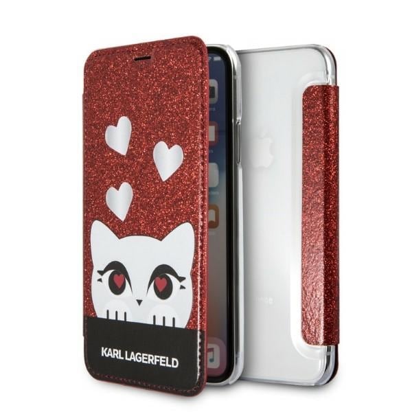 Karl Lagerfeld Valentine iPhone X/XS Fodral - Röd