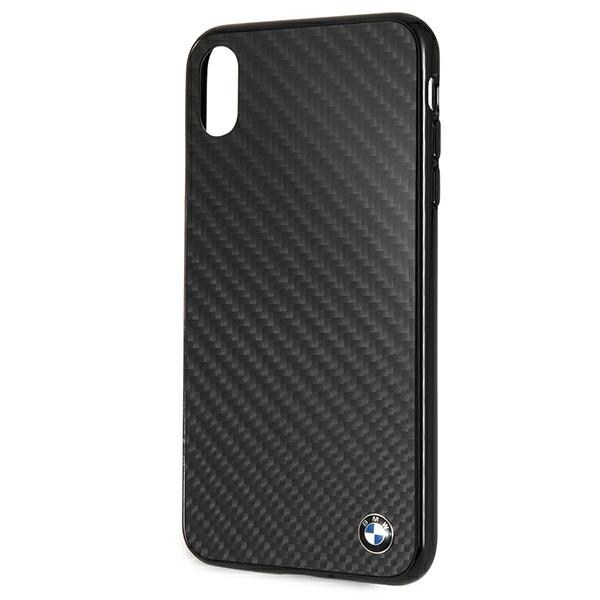 BMW Siganture Carbon-etui til iPhone Xs Max - Sort