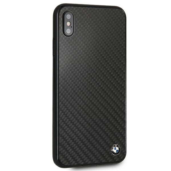 BMW Siganture Carbon-etui til iPhone Xs Max - Sort
