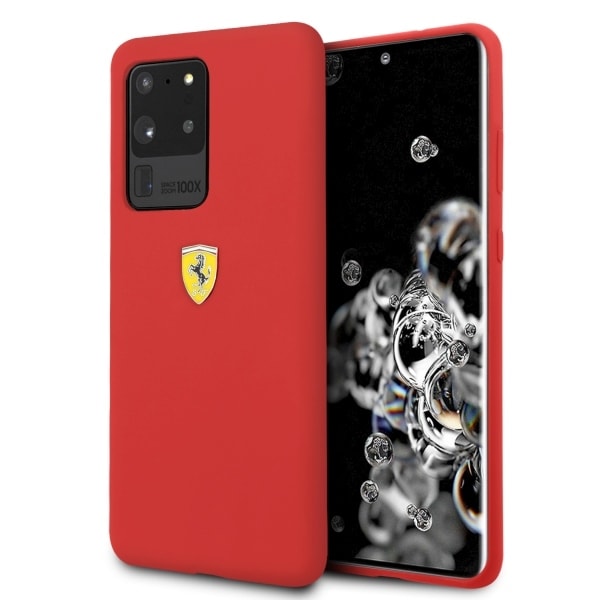 Ferrari Hardcase FESSIHCS69RE S20 Ultra G988 röd/röd Silikon