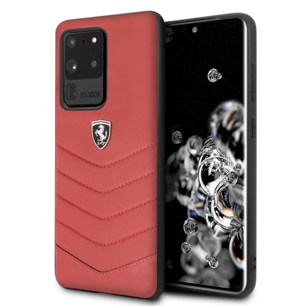 Ferrari Hardcase FEHQUHCS69RE S20 Ultra G988 röd/röd Heritage