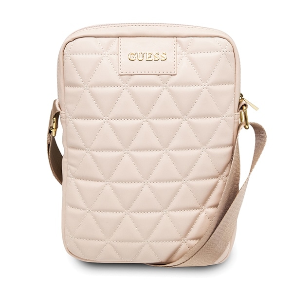 Guess Väska GUTB10QLPK 10" rosa/rosa Quiltad väska för surfplatta