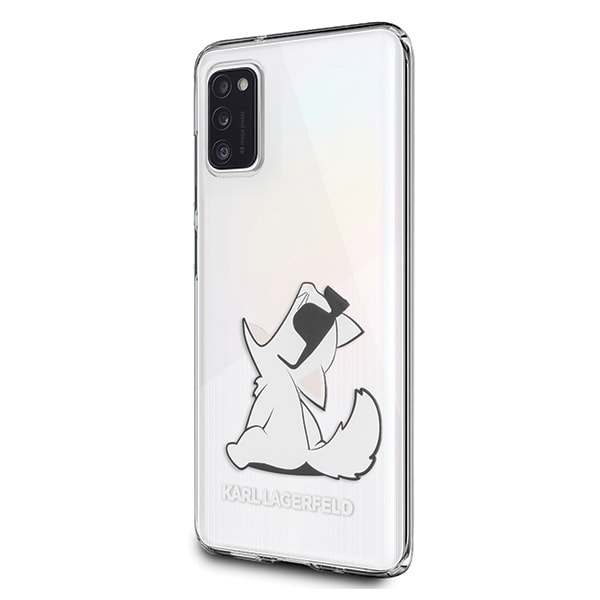 Karl Lagerfeld Choupette Fun Case för Samsung A41 - Transparent