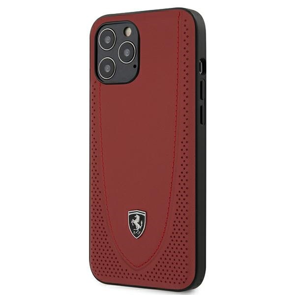 Ferrari FEOGOHCP12LRE iPhone 12 Pro Max 6,7" röd/röd hårdplast Off Track Perforerad