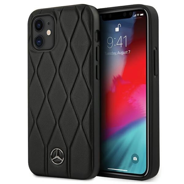 Mercedes Wave Line-fodral för iPhone 12 mini - svart