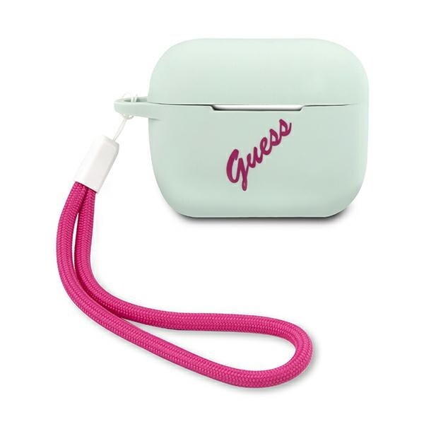 Guess GUACAPLSVSBF AirPods Pro-skydd blå fuchsia/blå fuschia Silikon Vintage