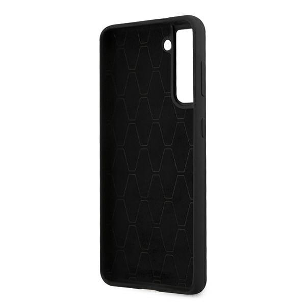 BMW Silicone Stripes M Collection-etui til Samsung Galaxy S21+ - Sort