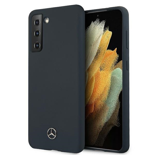 Mercedes Silikonfodral för Samsung Galaxy S21 - Blå