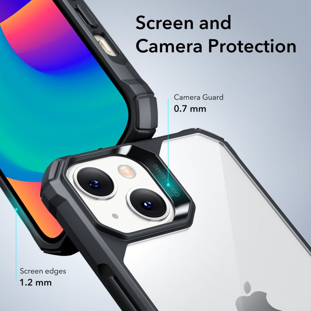 ESR Air Armor-etui til iPhone 14 Plus - klar sort