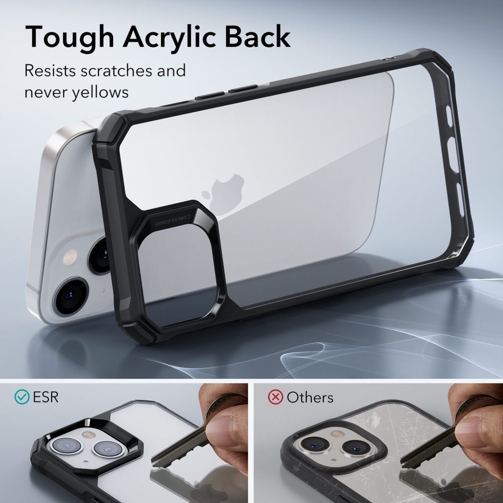 ESR Air Armor-etui til iPhone 14 Plus - klar sort