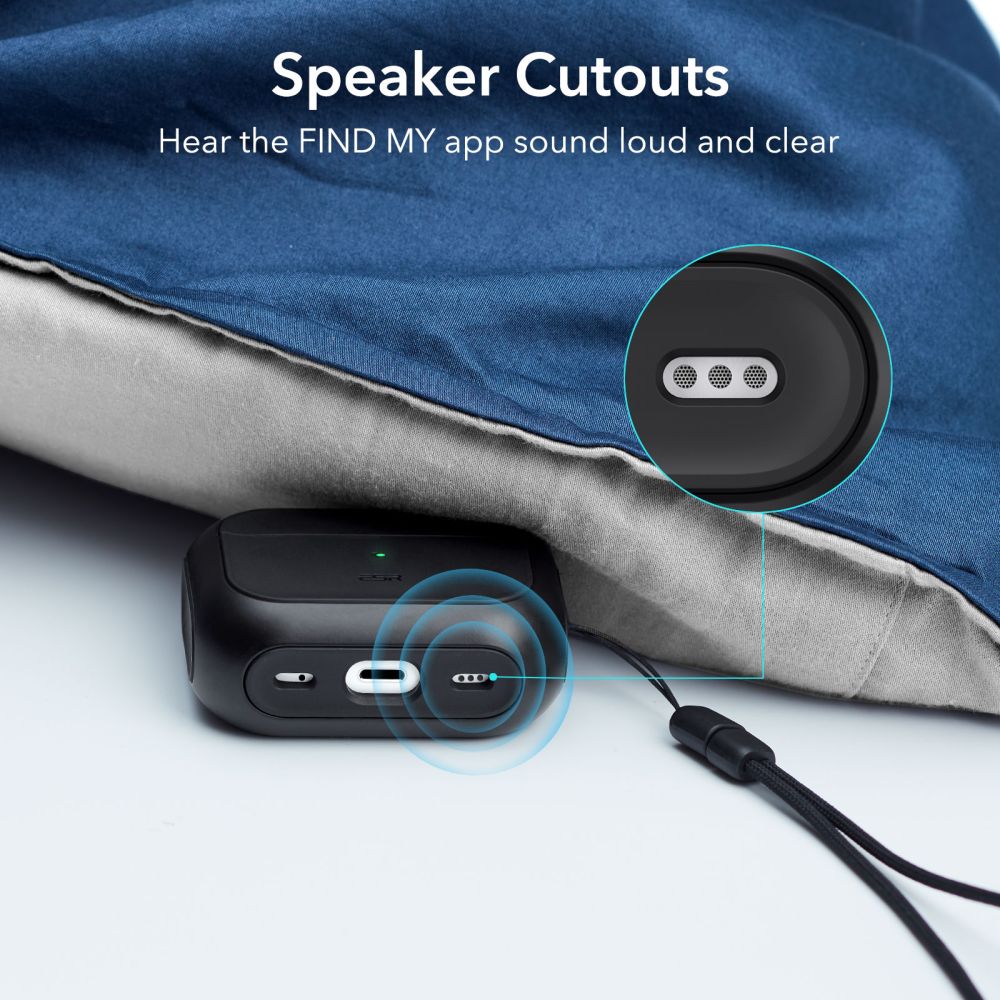 ESR Orbit Halolock med MagSafe til Apple AirPods Pro 1 / 2 - sort