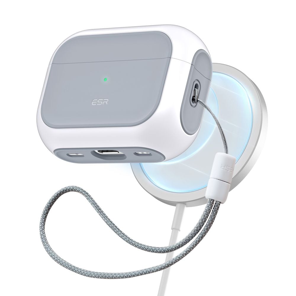 ESR Orbit Halolock med MagSafe för Apple AirPods Pro 1 / 2 - Vit