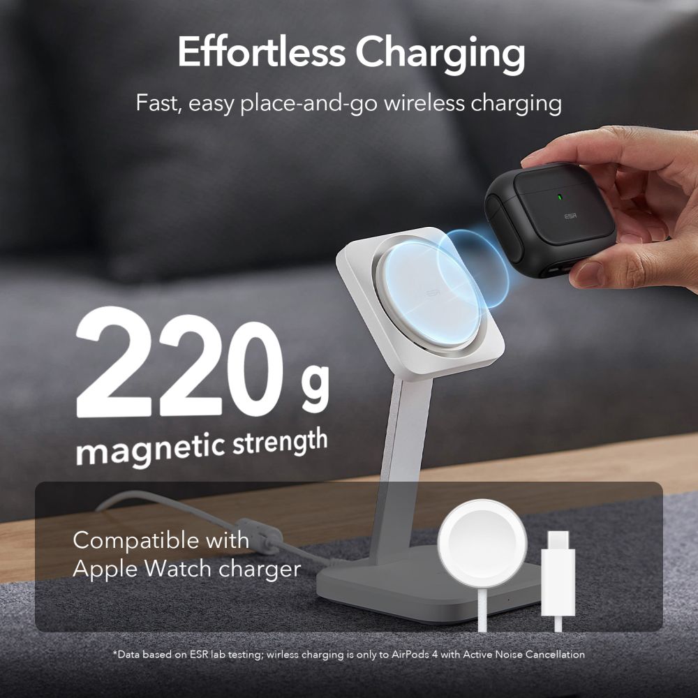 ESR Orbit Halolock MagSafe-etui til Apple AirPods 4 - sort