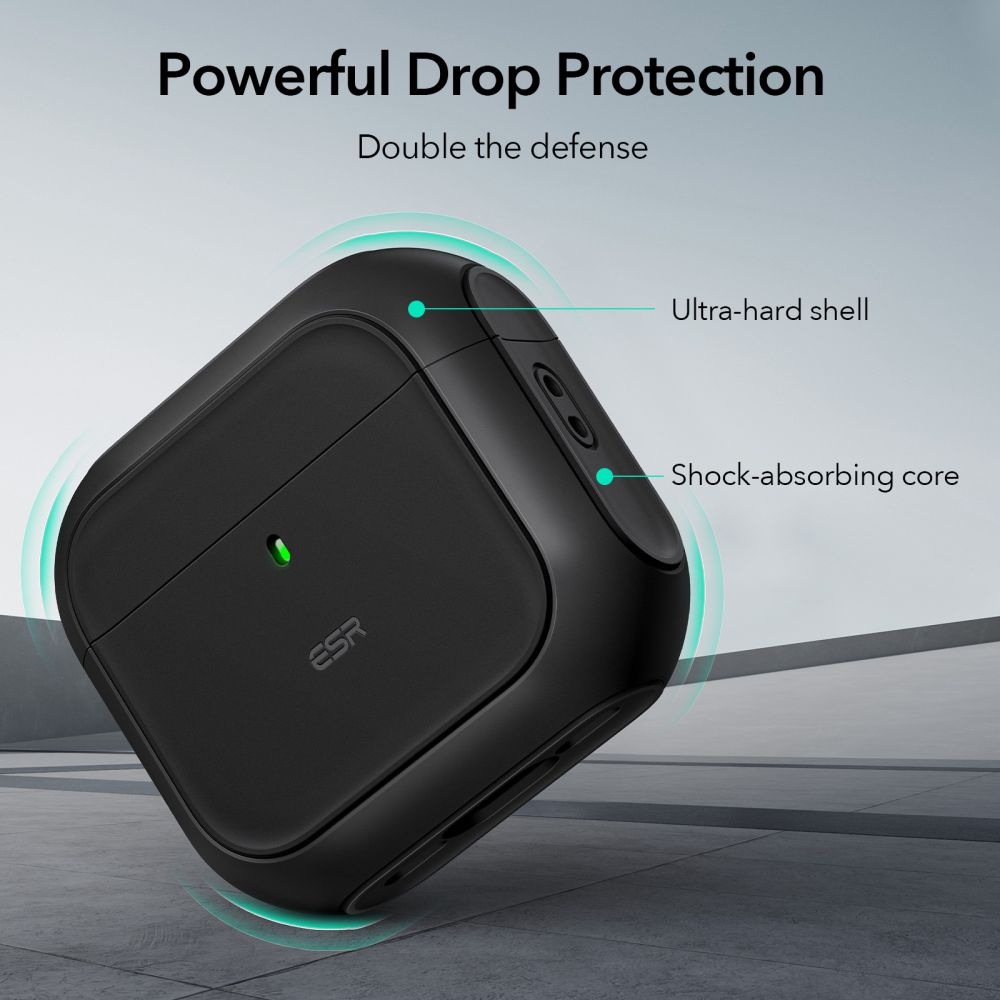 ESR Orbit Halolock MagSafe-etui til Apple AirPods 4 - sort