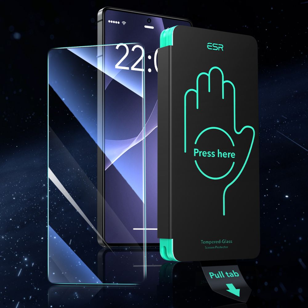 ESR härdat glas 2-pack för Samsung Galaxy S25 Ultra - transparent