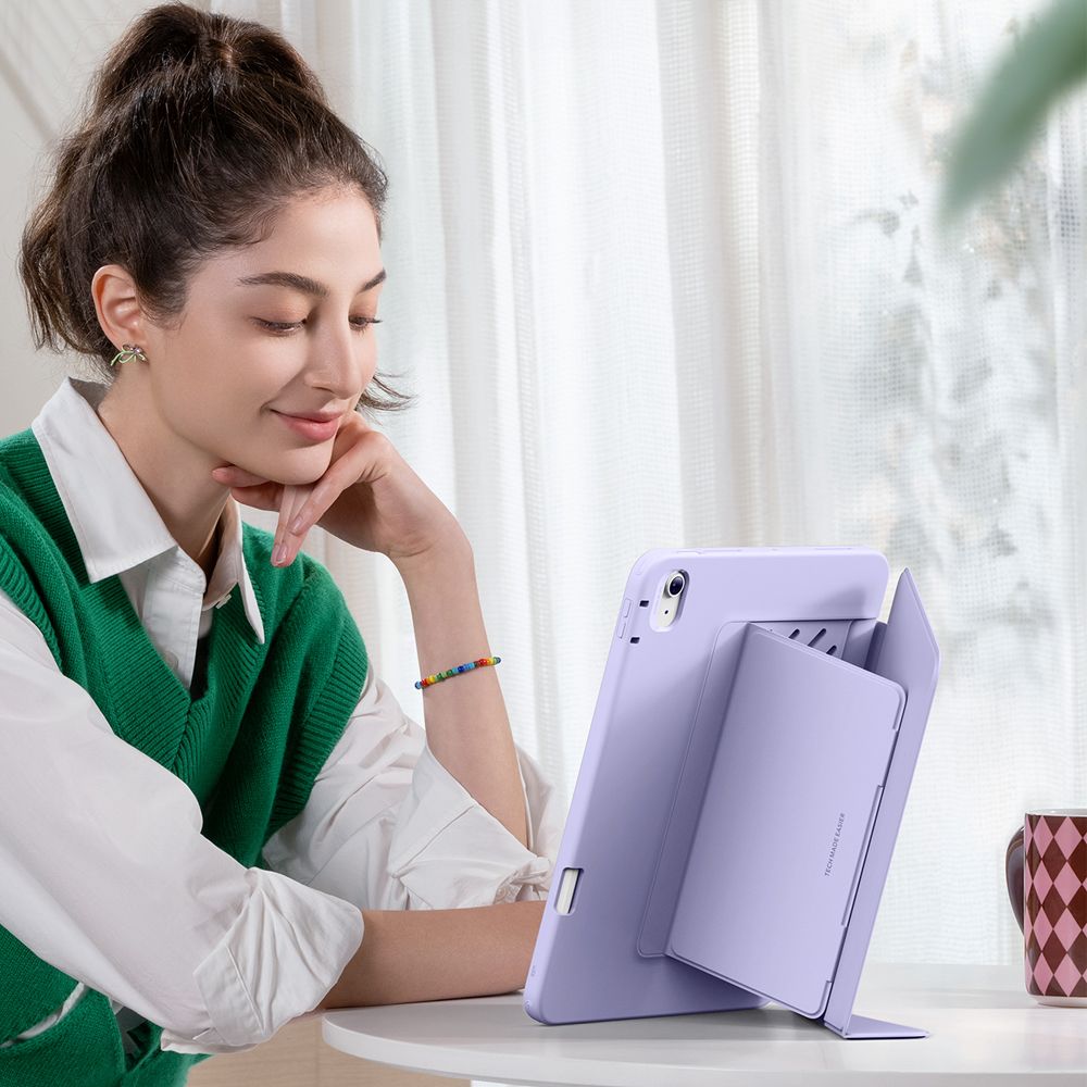 ESR Flip Hybrid-etui til iPad Air 13" (2024/2025/2026) - Lilla